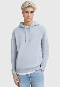 AllSaints hanorac de bumbac RAVEN OTH HOODY cu gluga, uni, M003NZ imagine