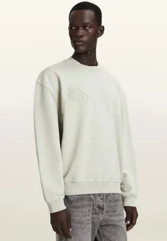 AllSaints hanorac oversized pentru barbati, din bumbac INSIGNIA imagine