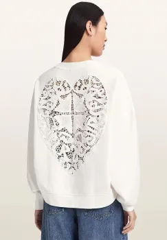 AllSaints hanorac pentru femei cu bumbac ESME imagine