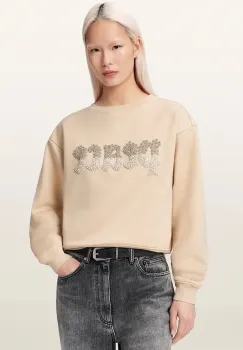 AllSaints hanorac pentru femei cu bumbac PEACE imagine