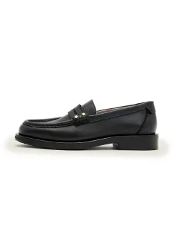 AllSaints mocasini de femei din piele Bloom Stud Loafer imagine