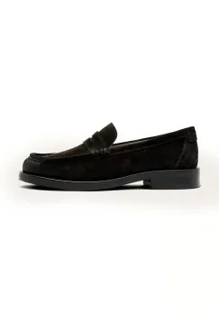 AllSaints mocasini din piele intoarsa Bloom Suede Loafer imagine