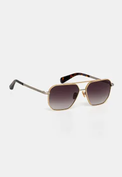 AllSaints ochelari de soare Dune culoarea auriu, ALS7007 imagine