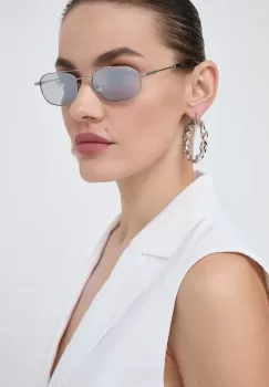 AllSaints ochelari de soare femei, culoarea gri imagine