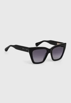 AllSaints ochelari de soare femei, culoarea negru imagine