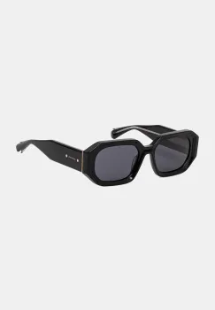 AllSaints ochelari de soare Joanie culoarea negru, ALS5013 imagine