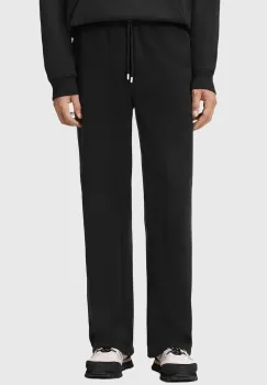 AllSaints pantaloni de trening din bumbac culoarea negru, uni, M032TD imagine