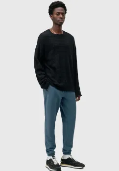 AllSaints pantaloni de trening din bumbac RAVEN SWEATPANT culoarea negru, neted, M031TA imagine