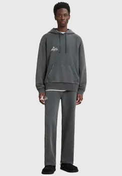 AllSaints pantaloni de trening din bumbac SOLEIL culoarea gri, uni, M041TC imagine