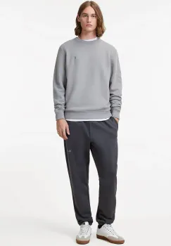 AllSaints pantaloni de trening din bumbac UNDRGRND culoarea gri, uni, M031TB imagine