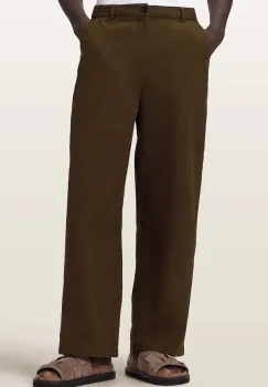 AllSaints pantaloni pentru barbati, din bumbac TAIKO imagine