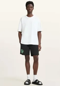 AllSaints pantaloni scurti de baie DISTORTION culoarea negru, M019WC imagine