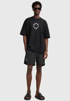 AllSaints pantaloni scurti de baie TIERRA culoarea negru, M018WC imagine