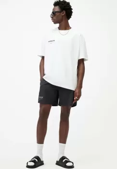 AllSaints pantaloni scurti de baie UNDERGROUND SWIMSHRT barbati, culoarea negru, M012WA imagine