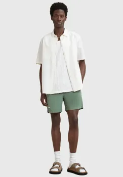 AllSaints pantaloni scurti de baie UNDERGROUND SWIMSHRT culoarea negru, M012WA imagine