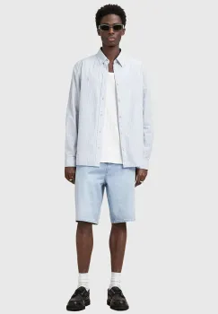 AllSaints pantaloni scurti din bumbac ALVA M023TC imagine