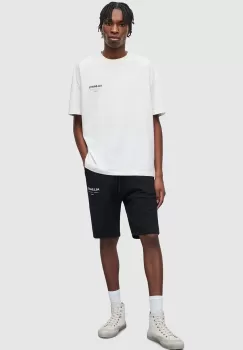 AllSaints pantaloni scurti din bumbac UNDERGROUND SWEATSHO culoarea negru, MG256Y imagine