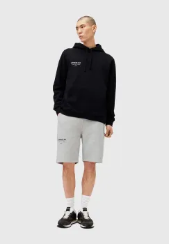 AllSaints pantaloni scurti din bumbac UNDRGRND SWEATSHORT culoarea gri, M002TC imagine
