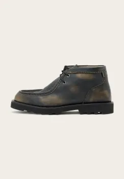 AllSaints pantofi de piele SKIFF BOOT culoarea negru, M069FC imagine