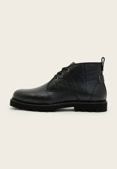 AllSaints pantofi de piele SKIFF MID BOOT culoarea negru, M028FD imagine