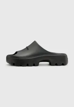 AllSaints papuci Eclipse Slider femei, culoarea negru, cu platforma, W033FC imagine