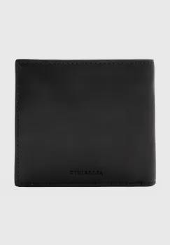 AllSaints portofel de piele DELPH barbati, culoarea negru, M284XB imagine