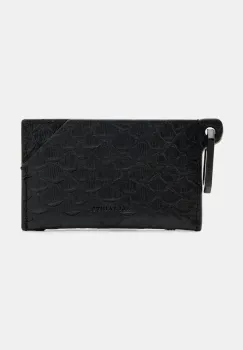 AllSaints portofel de piele HEX SNAKE femei, culoarea negru, W381XB imagine