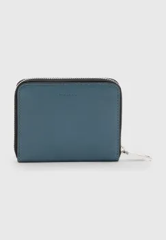 AllSaints portofel de piele LENA HEX culoarea negru, W130XC imagine