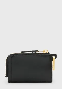 AllSaints portofel de piele REMY culoarea negru, W235XA imagine
