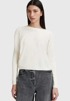 AllSaints pulover de lana JULIEANA femei, culoarea alb, W035KB imagine