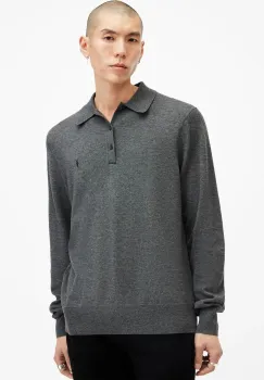 AllSaints pulover de lana KILBURN barbati, culoarea gri, light, M091KB imagine
