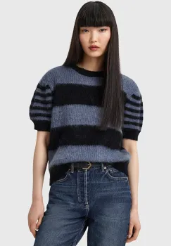 AllSaints pulover din amestec de lana CLEM culoarea negru, W015KD imagine