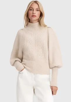 AllSaints pulover din amestec de lana de alpaca imagine