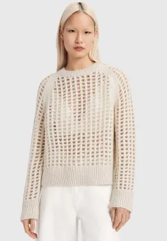 AllSaints pulover din amestec de lana SUNIVA imagine