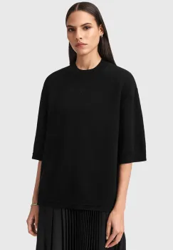 AllSaints pulover NIKA culoarea negru, W011KD imagine