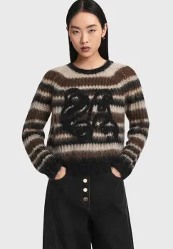 AllSaints  pulover pentru femei cu lana REGA AS imagine