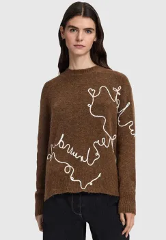 AllSaints  pulover pentru femei cu lana UNWIND imagine