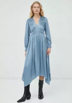 AllSaints rochie midi, evazati imagine