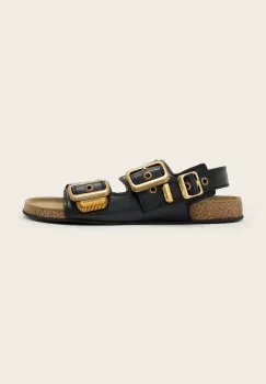 AllSaints sandale cu toc plat de dama din piele Staffa Sandal imagine