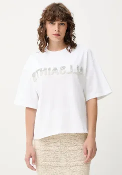 AllSaints tricou din bumbac AMELIE culoarea alb, W123JC imagine