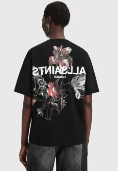 AllSaints tricou din bumbac ANIA culoarea negru, W115JD imagine