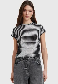 AllSaints tricou din bumbac ANNA culoarea negru, W007JY imagine