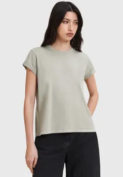 AllSaints tricou din bumbac ANNA culoarea verde, W191JB imagine