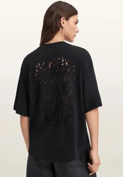 AllSaints tricou din bumbac CRANEO culoarea negru, W065JD imagine