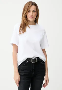 AllSaints tricou din bumbac culoarea alb, W205JC imagine