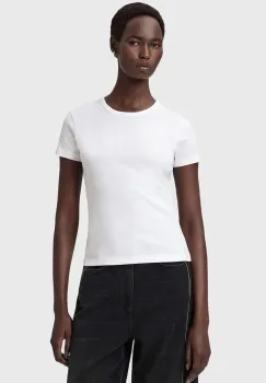 AllSaints tricou din bumbac culoarea alb, W285JC imagine