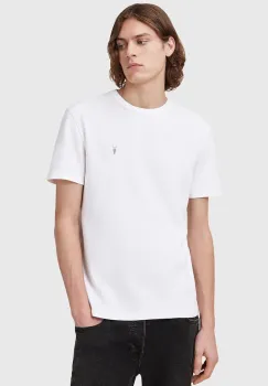 AllSaints tricou din bumbac ELLIS culoarea alb, uni, M018JC imagine