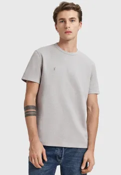 AllSaints tricou din bumbac ELLIS culoarea negru, uni, M018JC imagine