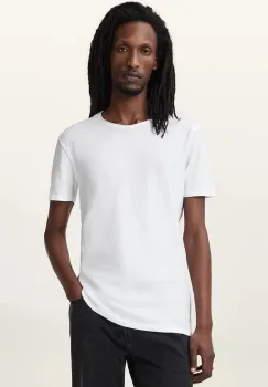 AllSaints tricou din bumbac FIGURE neted, M025JB imagine