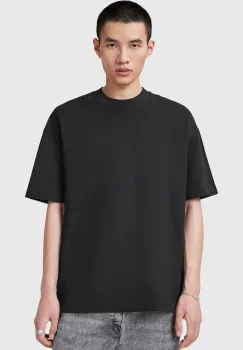 AllSaints tricou din bumbac HAVEN culoarea gri, uni, M029JC imagine